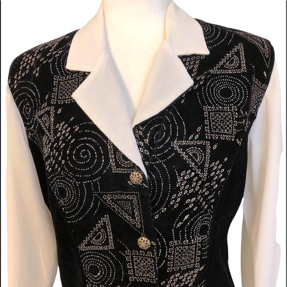 Tres Paquette Layered Vest/Blouse NWTO - Picture 4 of 9
